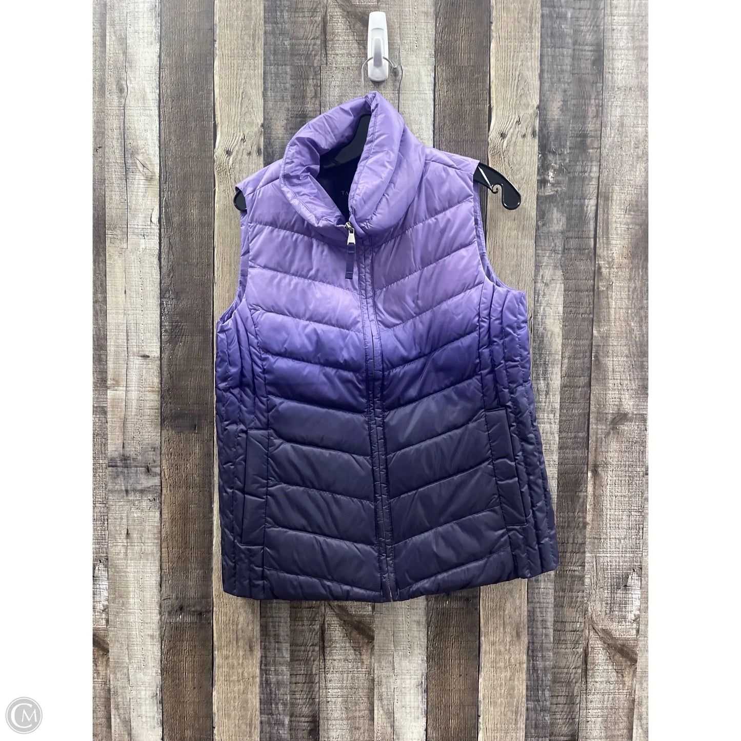 Vest Puffer & Quilted By Talbots In Multi-colored, Size: S