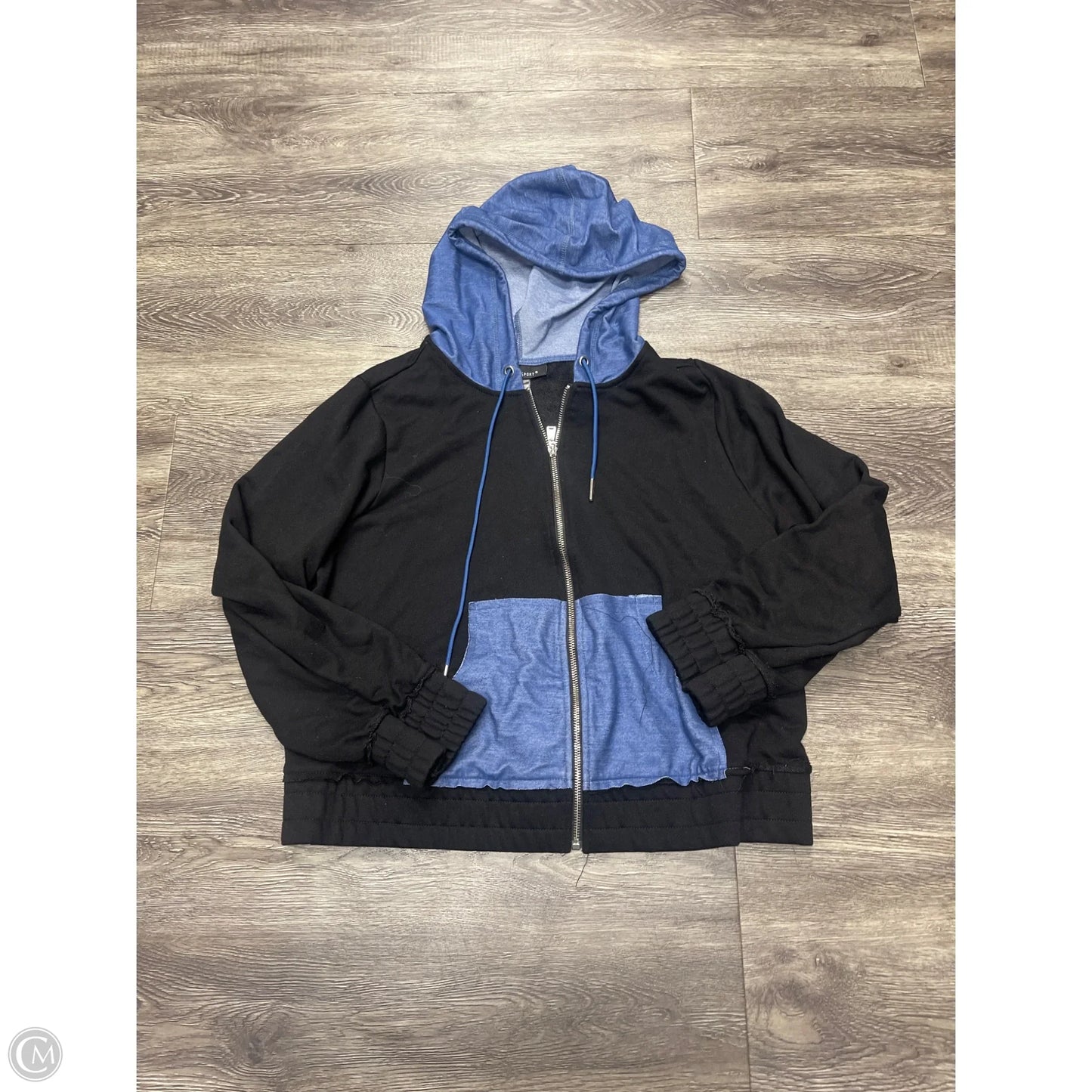 Jacket Other By Cme In Black & Blue, Size: L