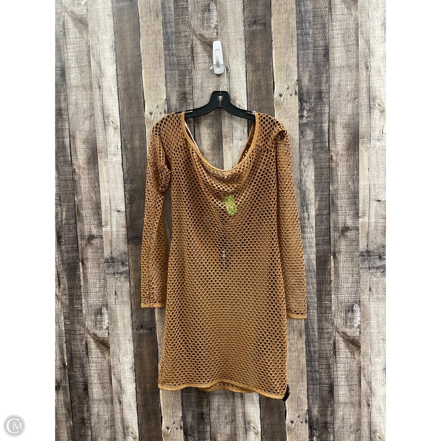 Swimwear Cover-up By Fashion Nova In Brown, Size: 1x