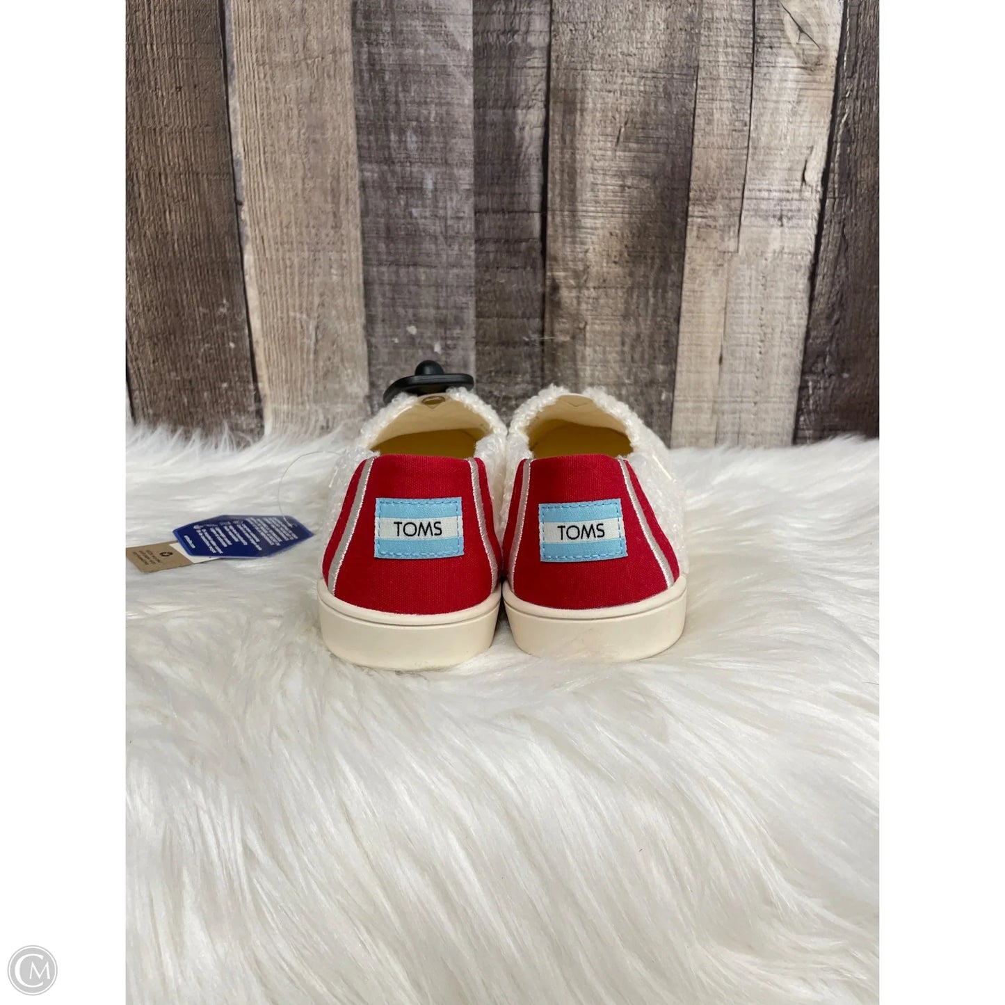 Shoes Flats By Toms In Ivory, Size: 7