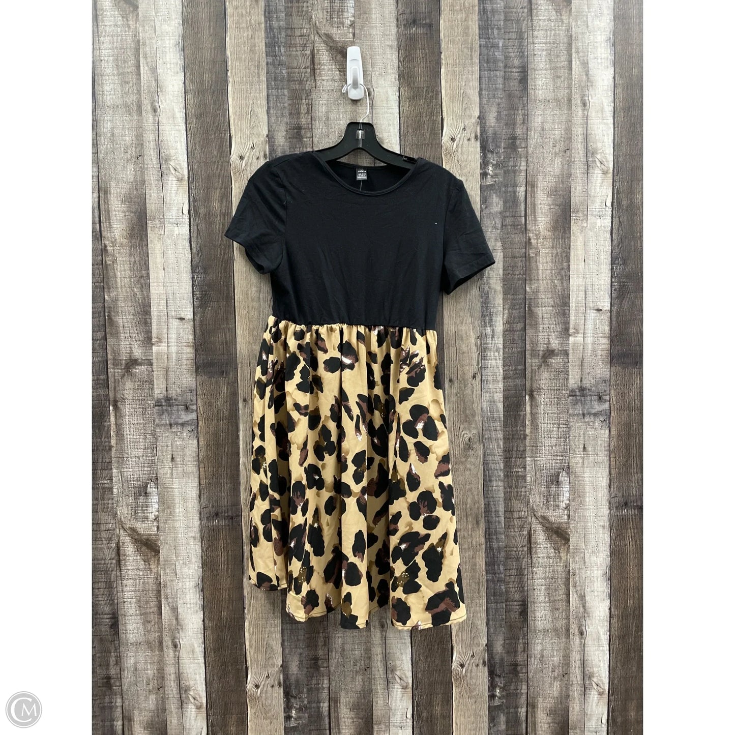 Dress Casual Short By Shein In Animal Print, Size: S