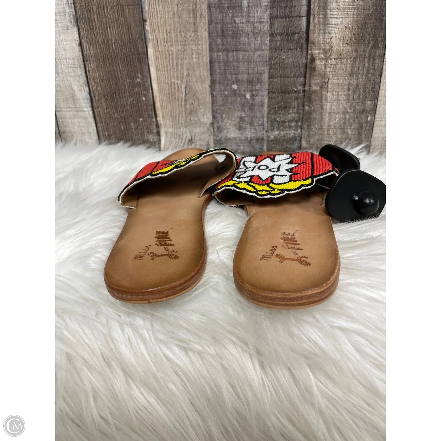 Sandals Flats By Cmc In Multi-colored, Size: 10