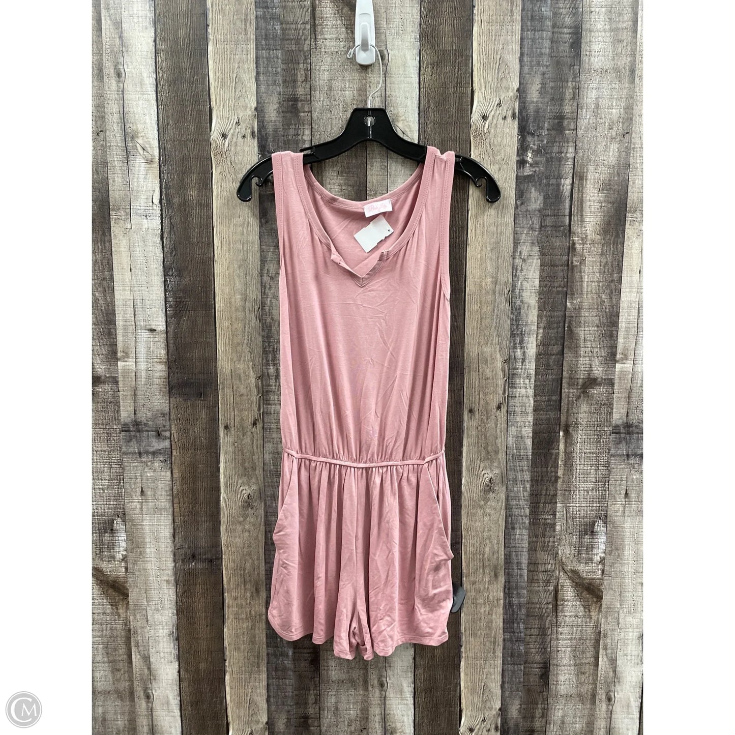 Romper By Pink Lily In Pink, Size: S