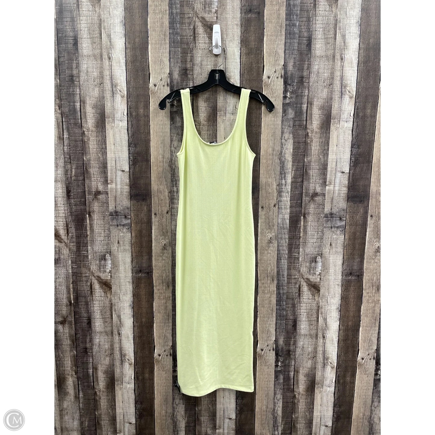 Dress Casual Midi By Forever 21 In Yellow, Size: S