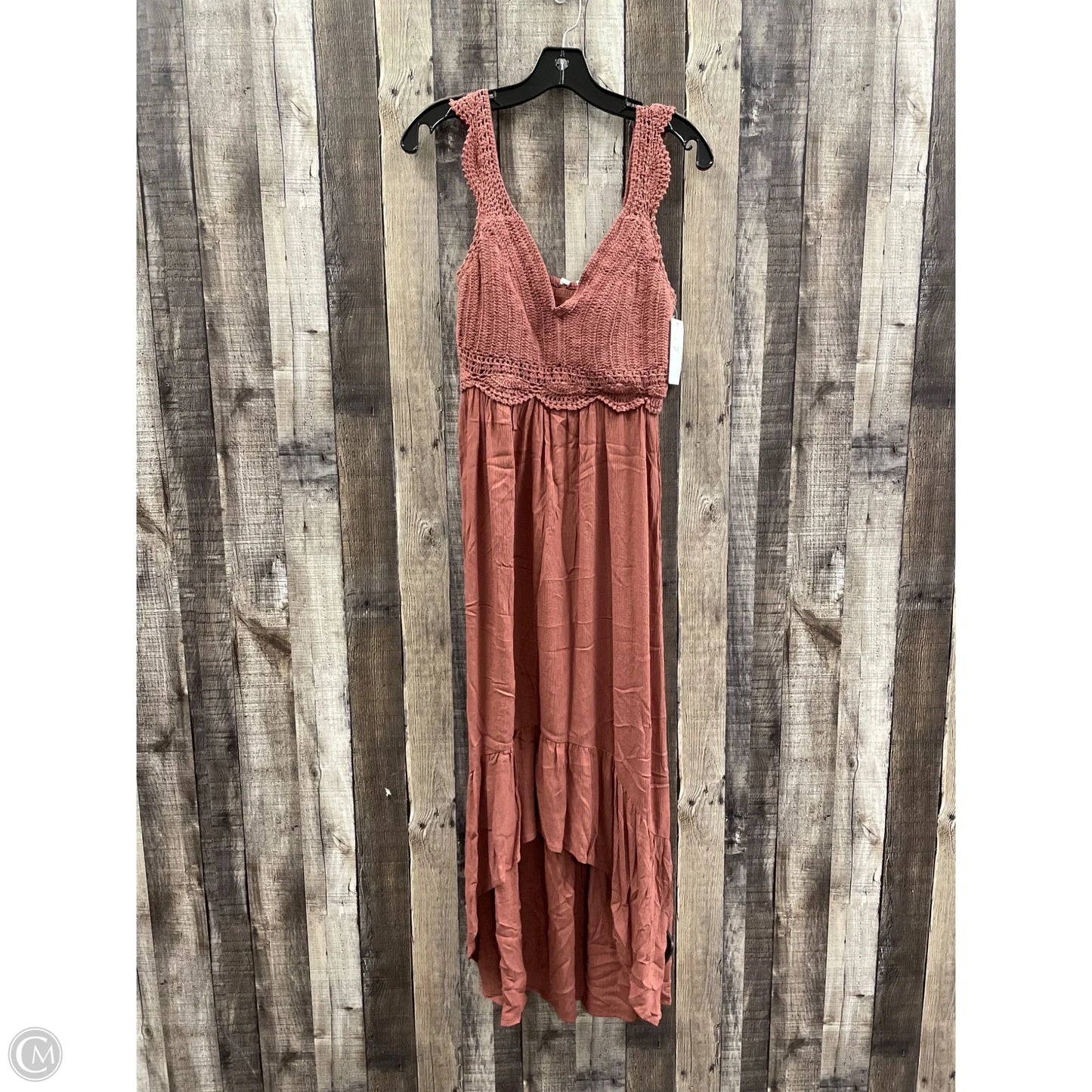 Dress Casual Maxi By Cme In Brown, Size: L