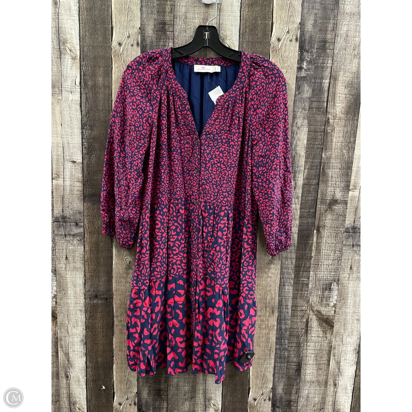 Dress Casual Short By Vineyard Vines In Animal Print, Size: S