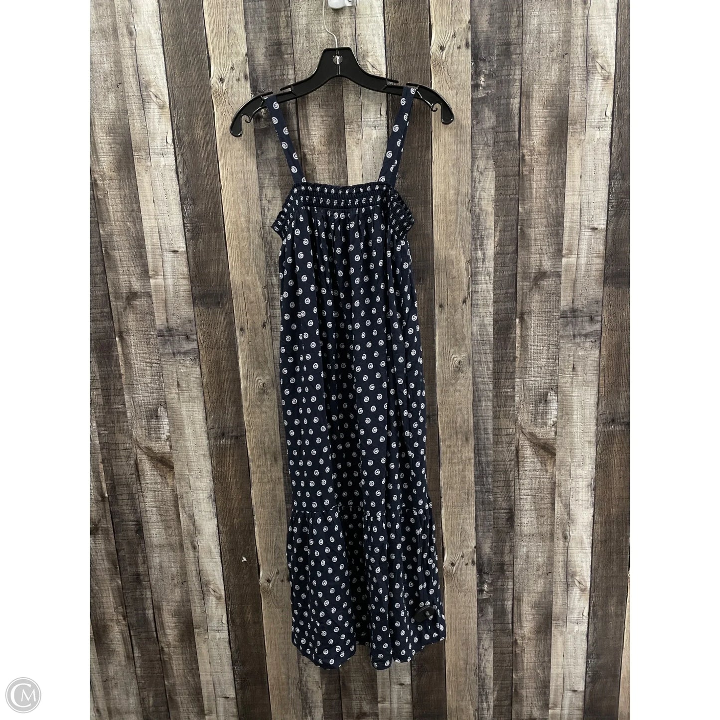 Dress Casual Midi By Loft In Navy, Size: S
