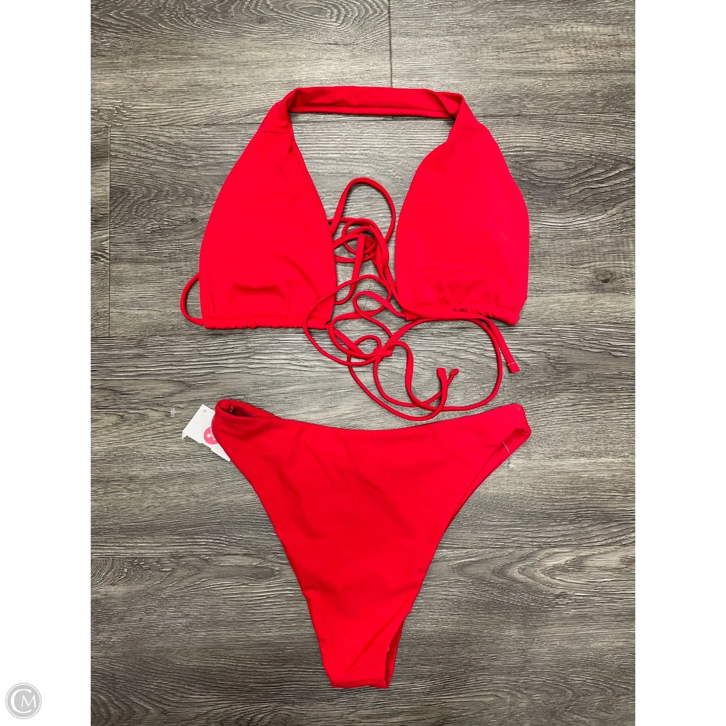 Swimsuit 2pc By Cmf In Red, Size: S