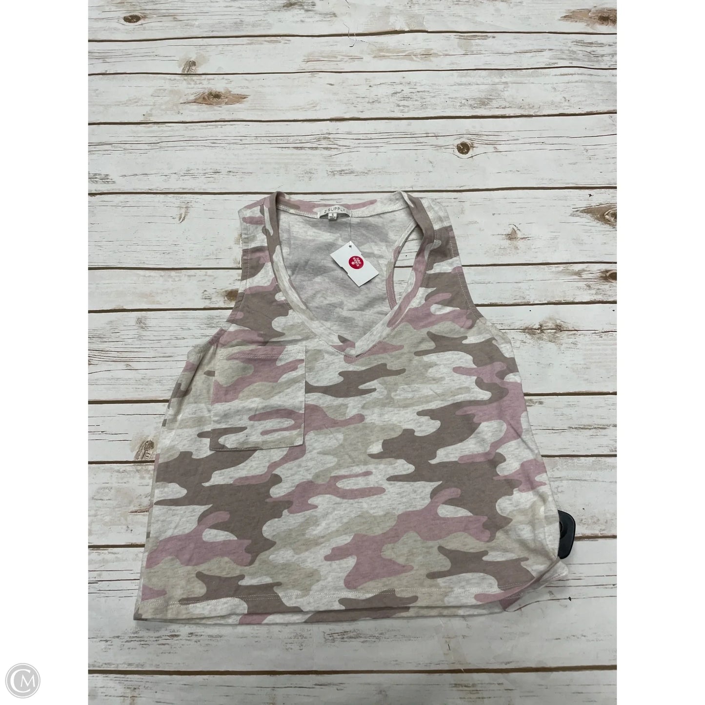 Tank Top By Z Supply In Camouflage Print, Size: S