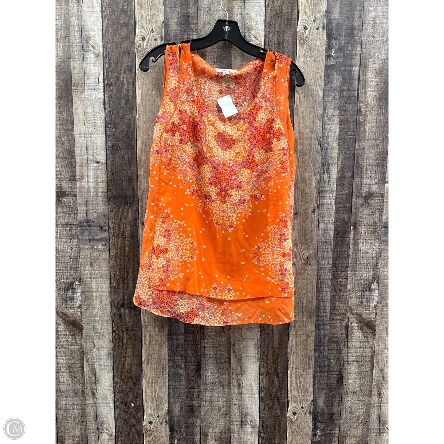 Top Sleeveless By Cabi In Orange, Size: M