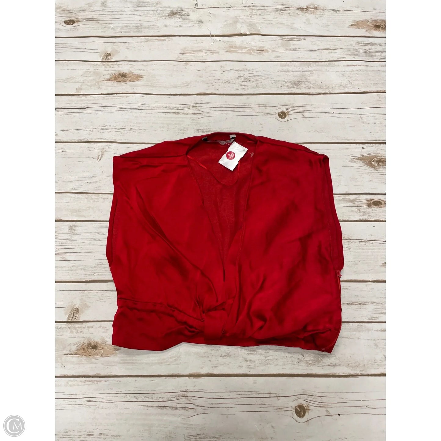 Top Sleeveless By Zara In Red, Size: M