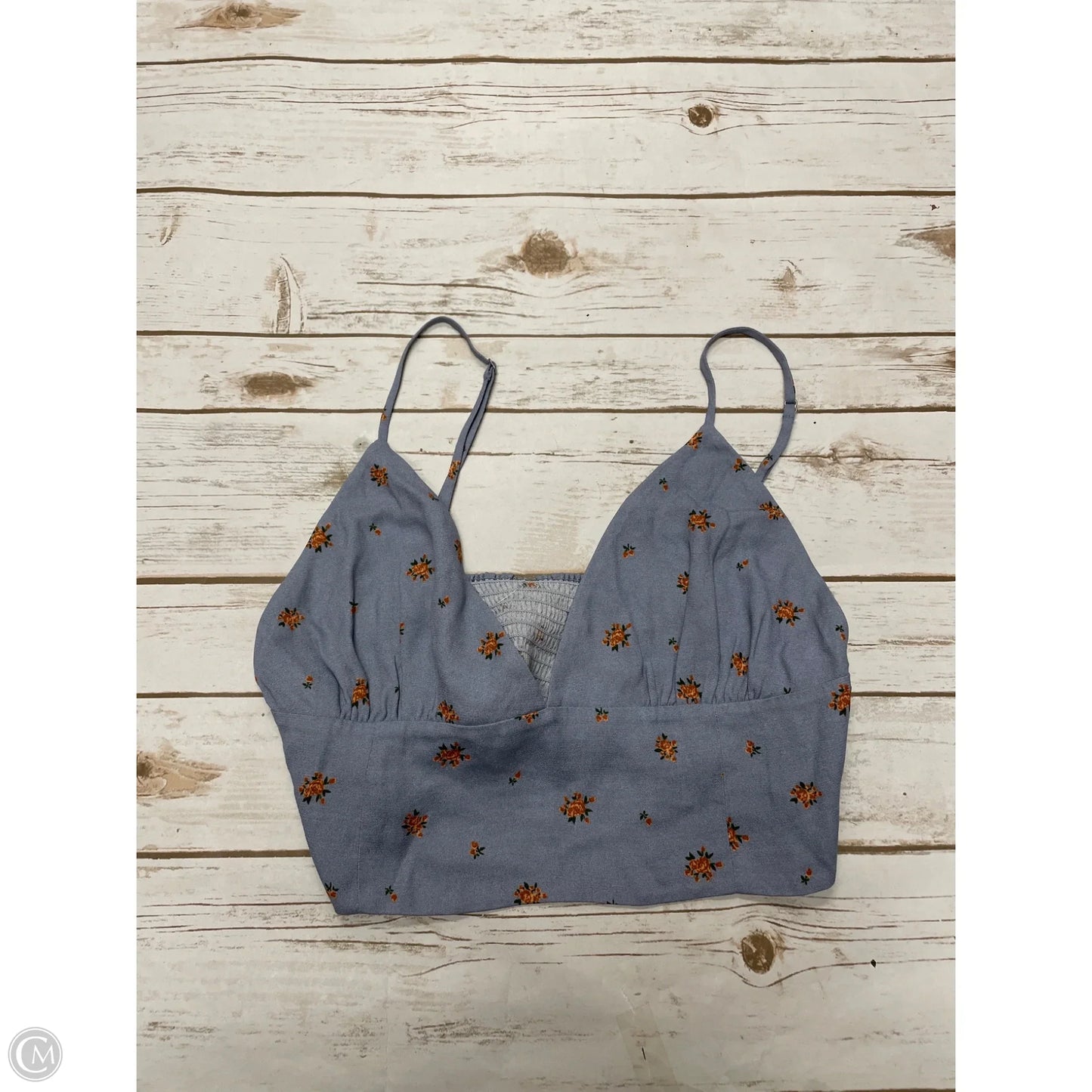 Top Sleeveless By Reformation In Blue, Size: M