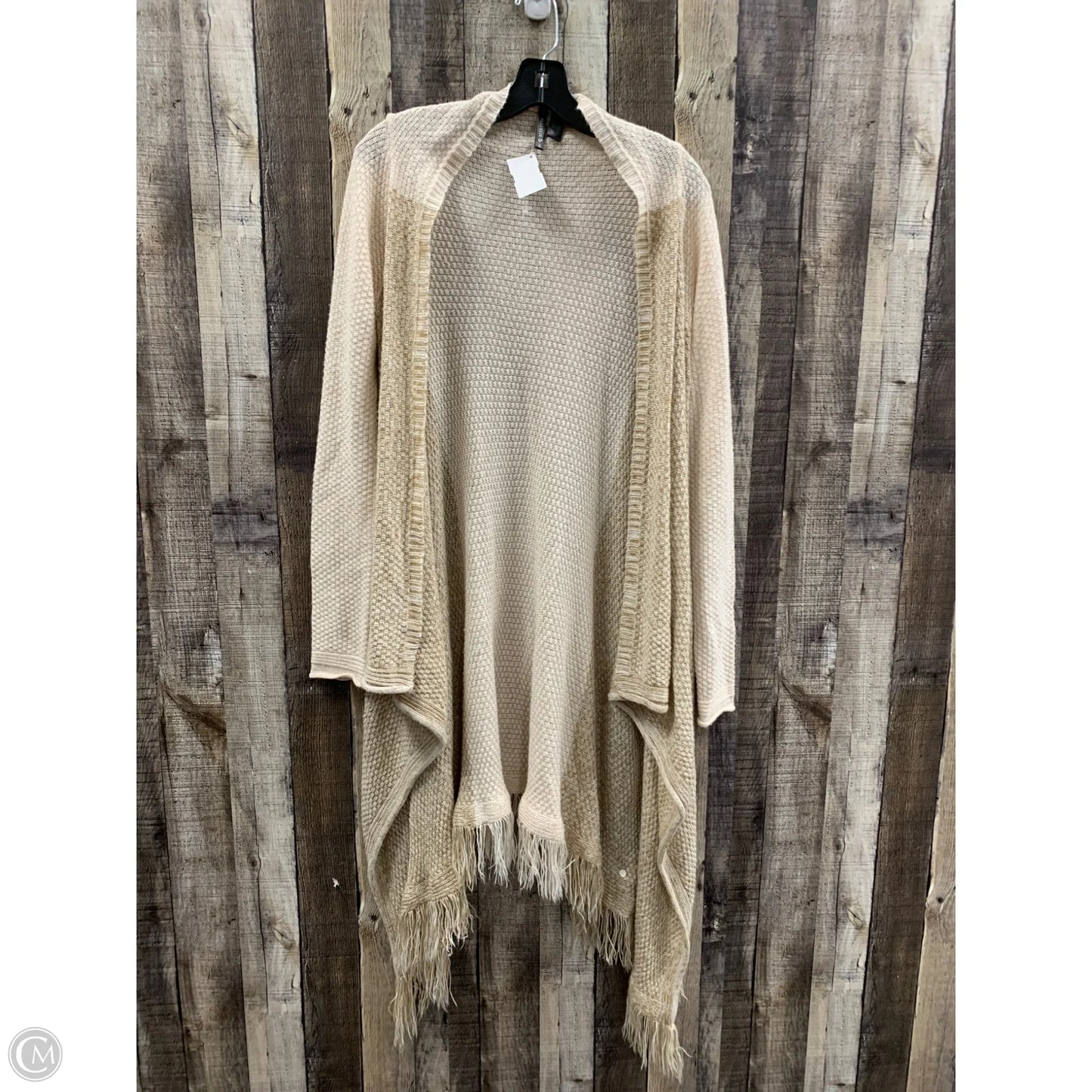 Sweater Cardigan By Full Tilt In Tan, Size: M
