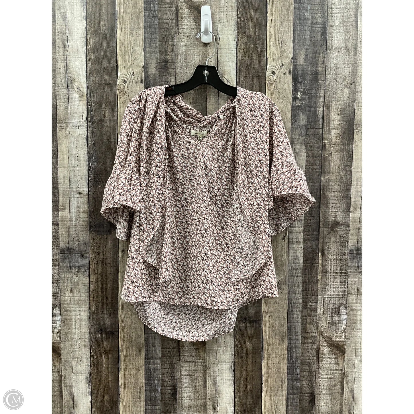 Top Short Sleeve By Max Studio In Floral Print, Size: S