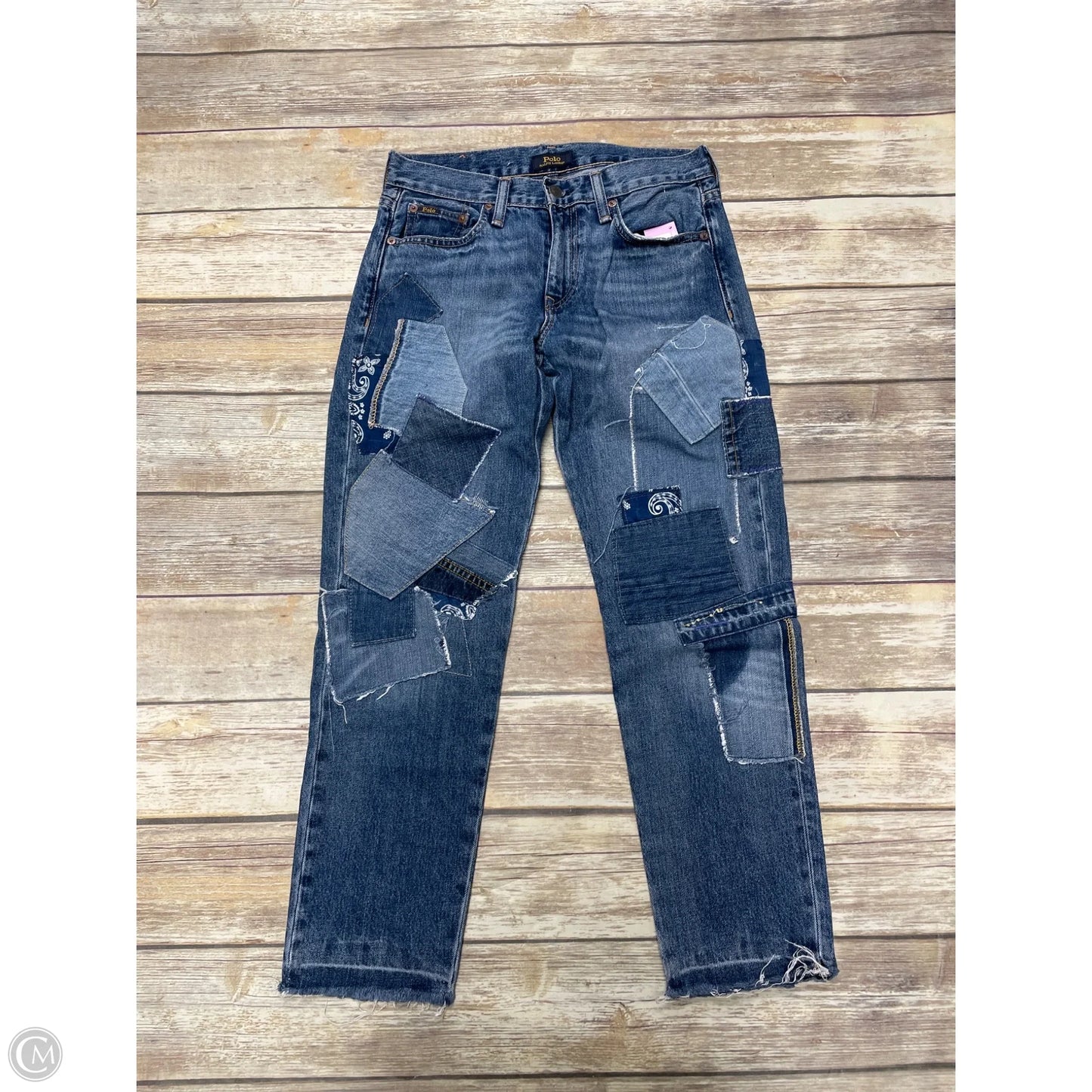 Jeans Straight By Polo Ralph Lauren In Blue Denim, Size: 0