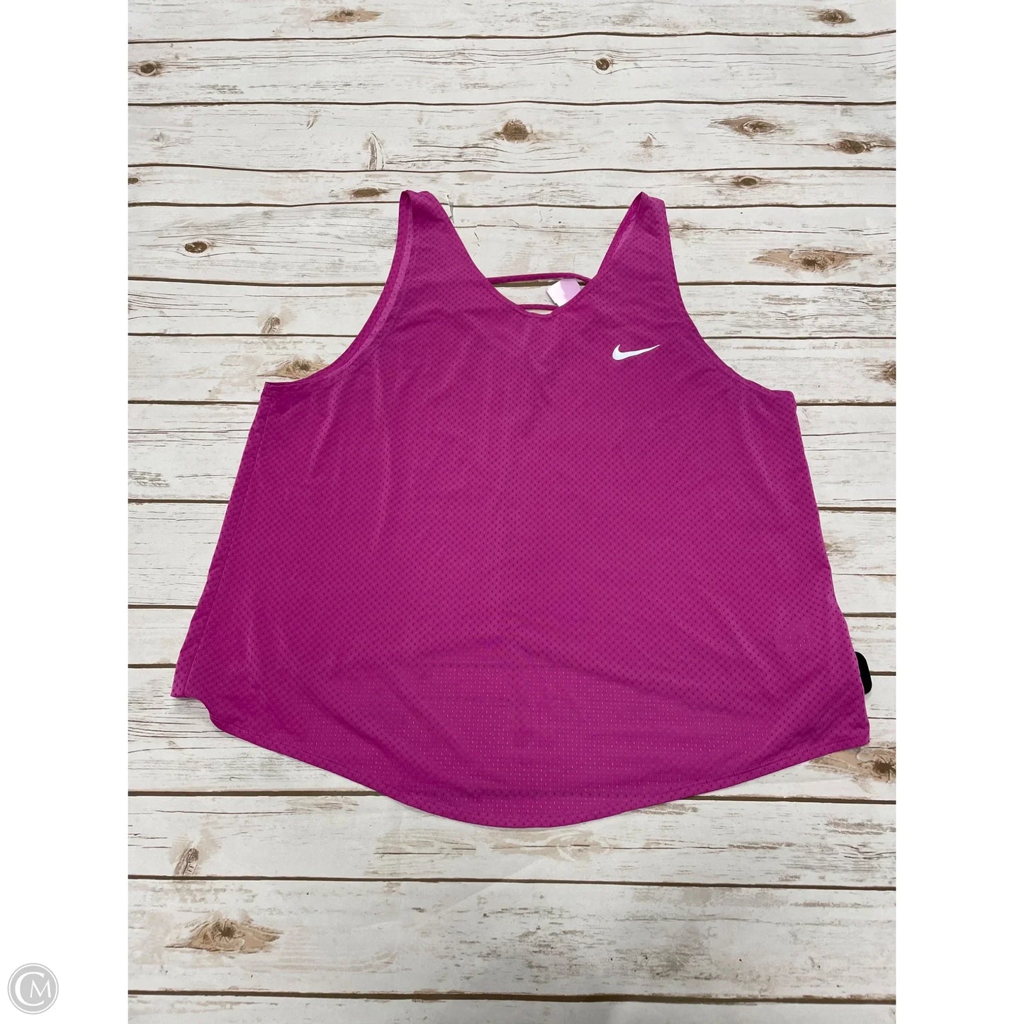 Athletic Tank Top By Nike Apparel In Pink, Size: Xxl