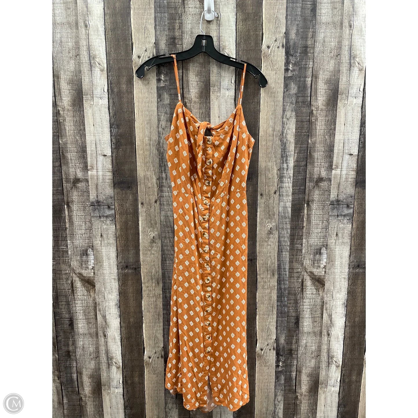 Dress Casual Maxi By Aeropostale In Orange, Size: L