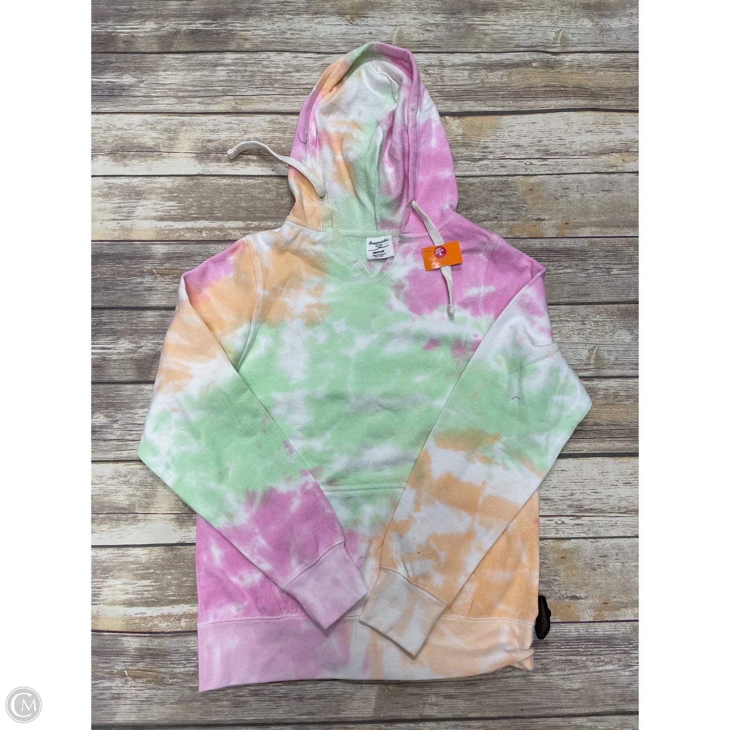 Sweatshirt Hoodie By Cmf In Tie Dye Print, Size: M