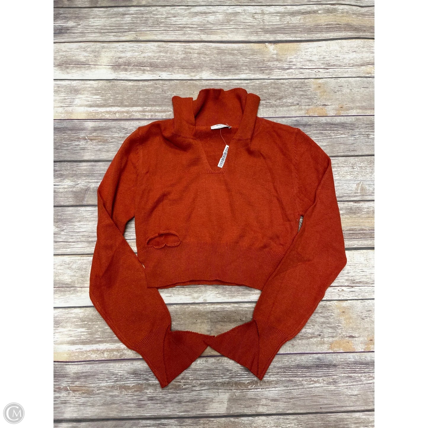 Sweater By Cmf In Orange, Size: L