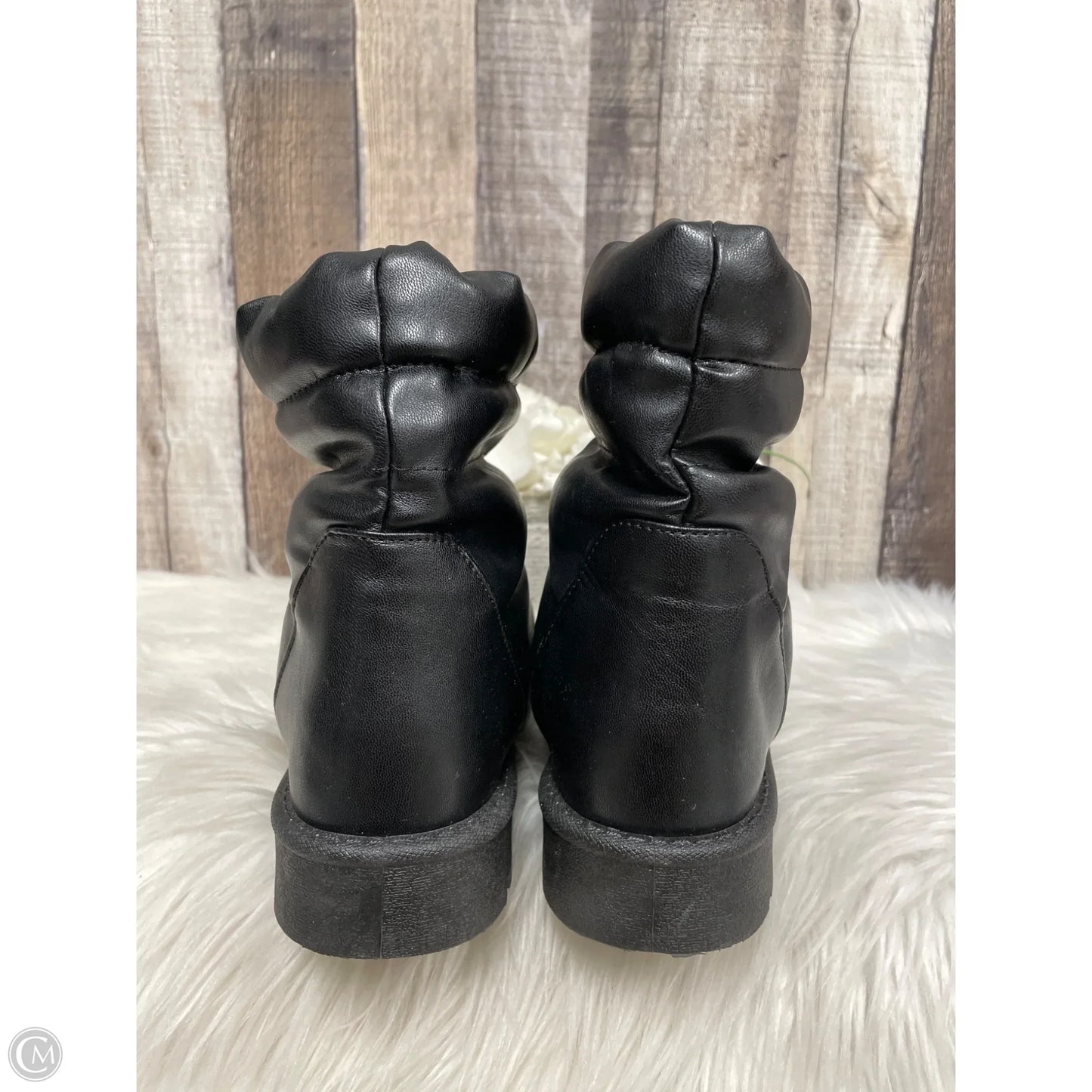 Boots Snow By Bamboo In Black, Size: 8.5