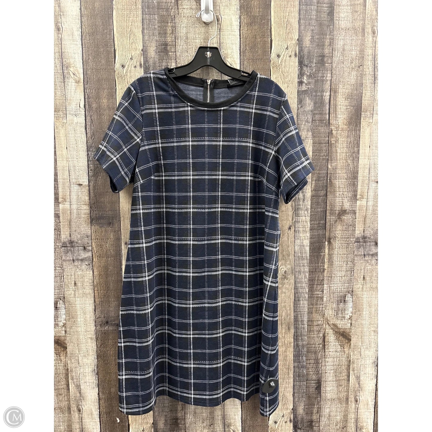 Dress Casual Midi By City Chic In Checkered Pattern, Size: Xl