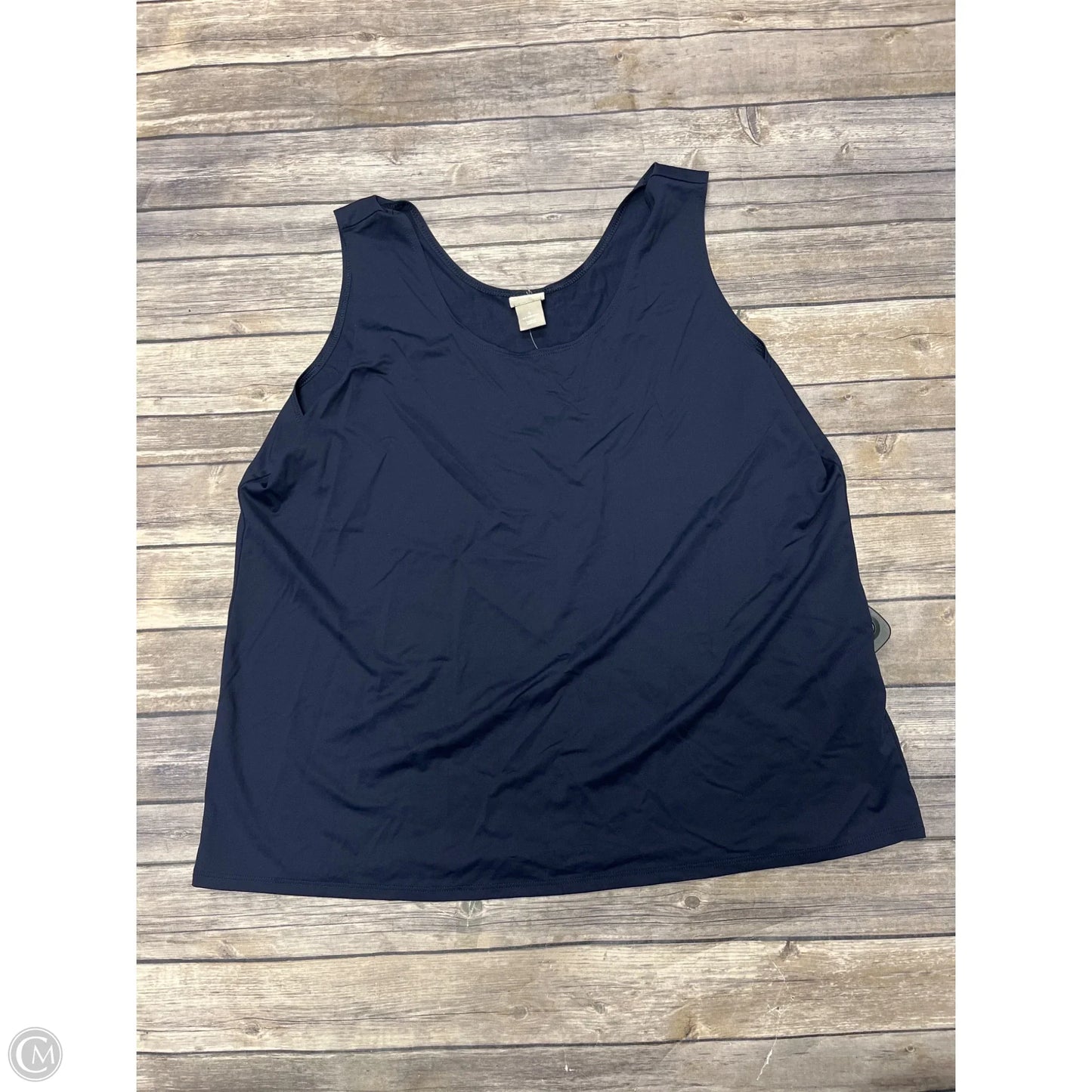 Top Sleeveless Basic By Chicos In Navy, Size: Xxl