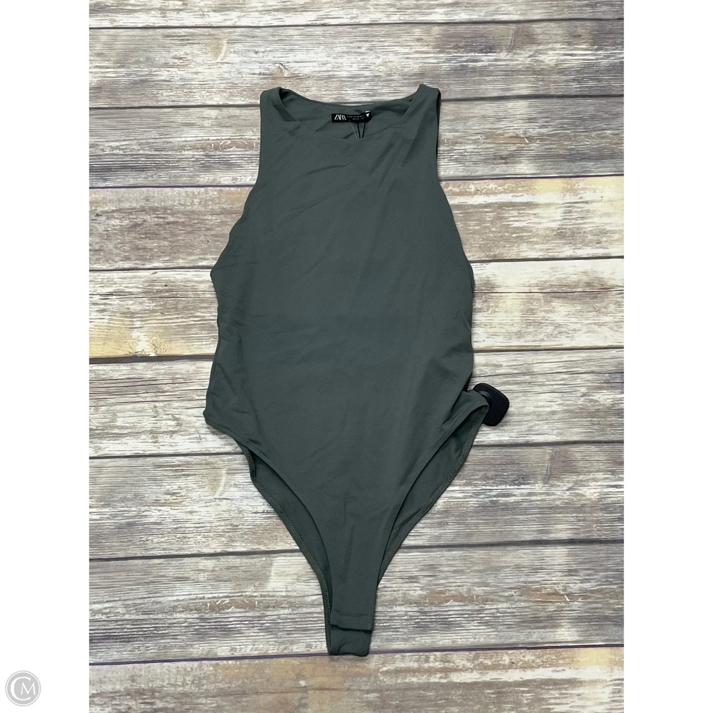 Bodysuit By Zara In Green, Size: M