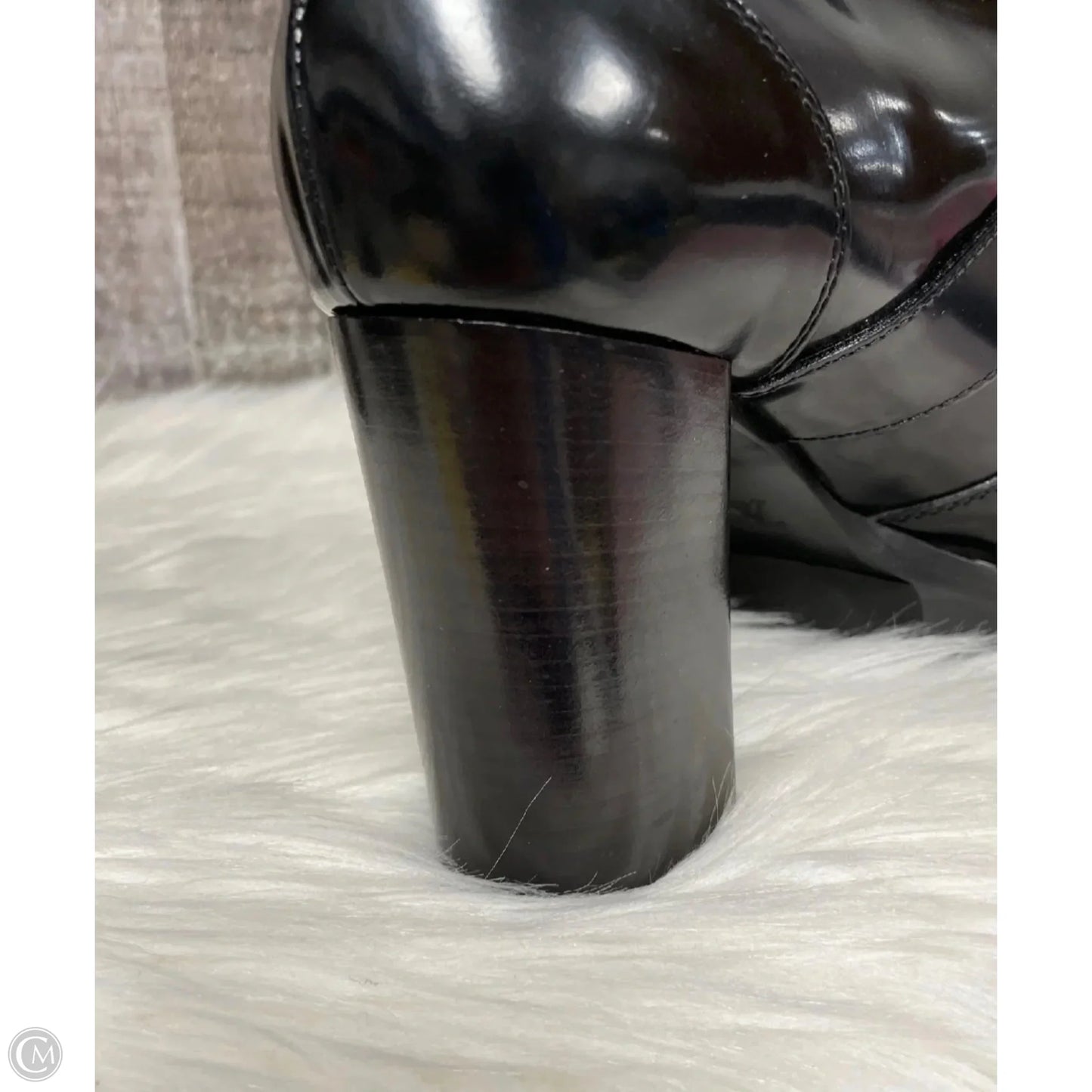 Boots Luxury Designer By Louis Vuitton In Black, Size: 8