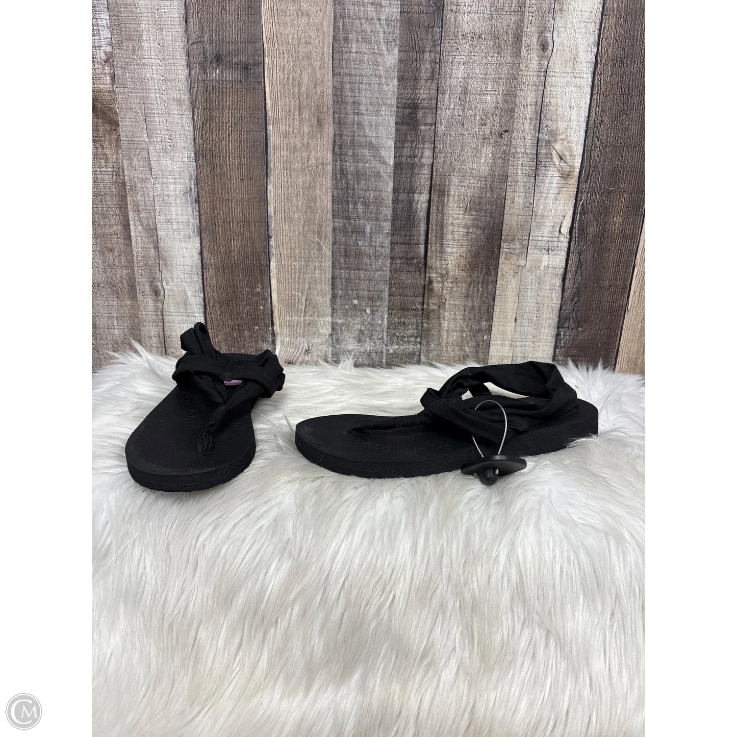 Sandals Flip Flops By Skechers In Black, Size: 11