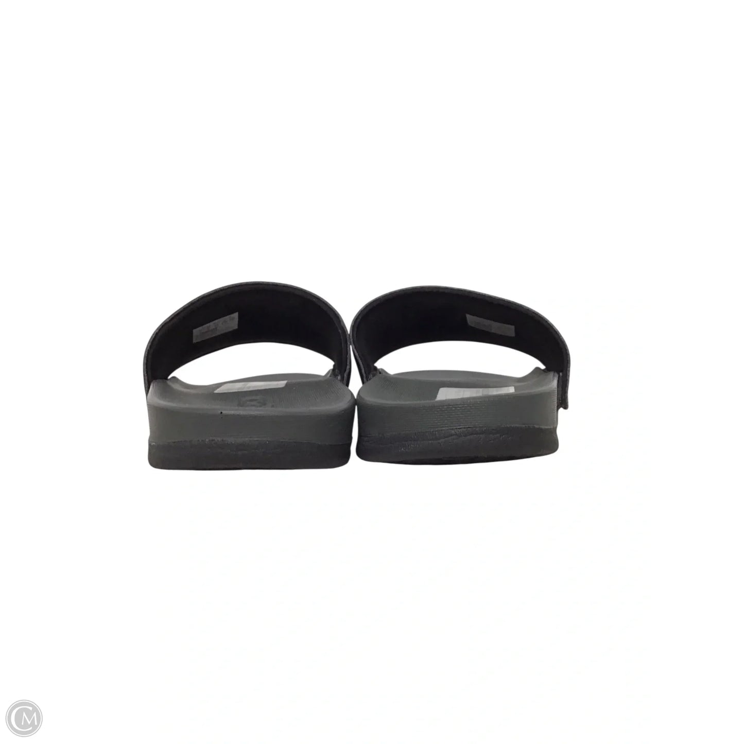 Sandals Sport By Adidas In Black & Grey, Size: 8.5