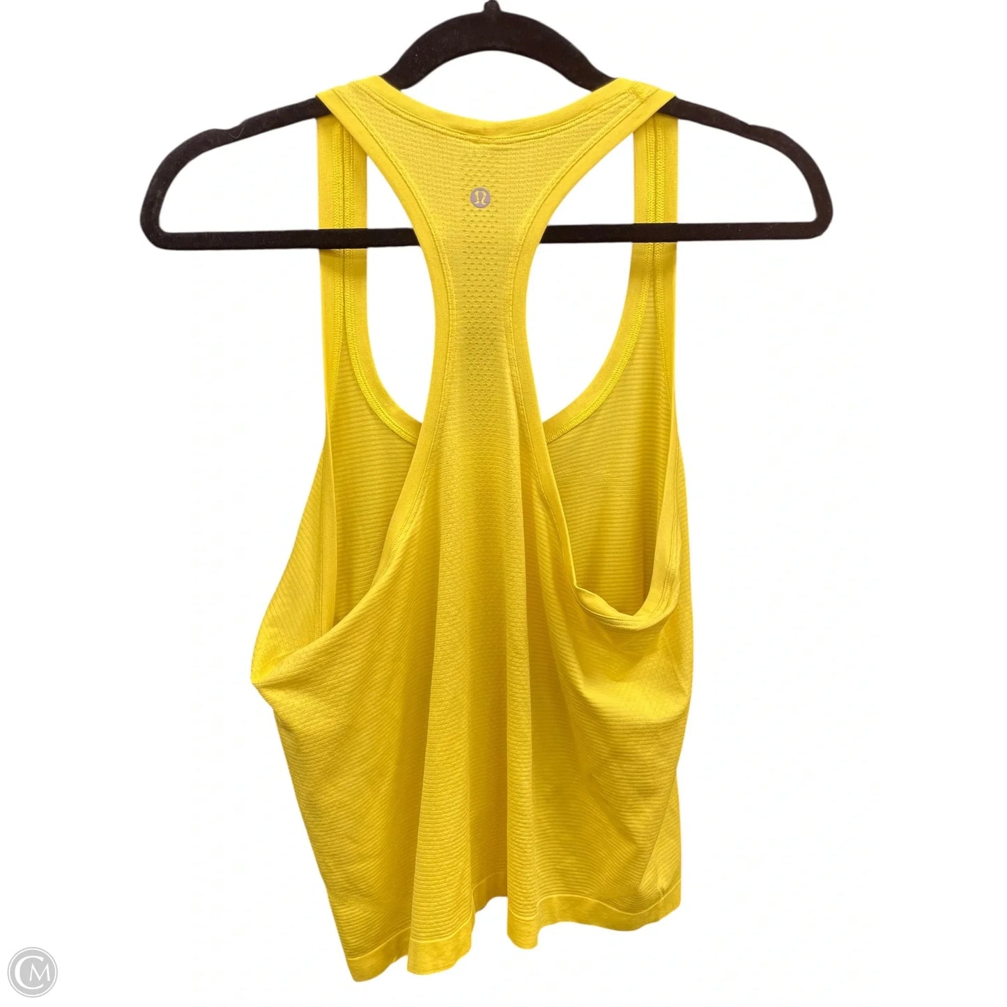 Athletic Tank Top By Lululemon In Yellow, Size: Xs