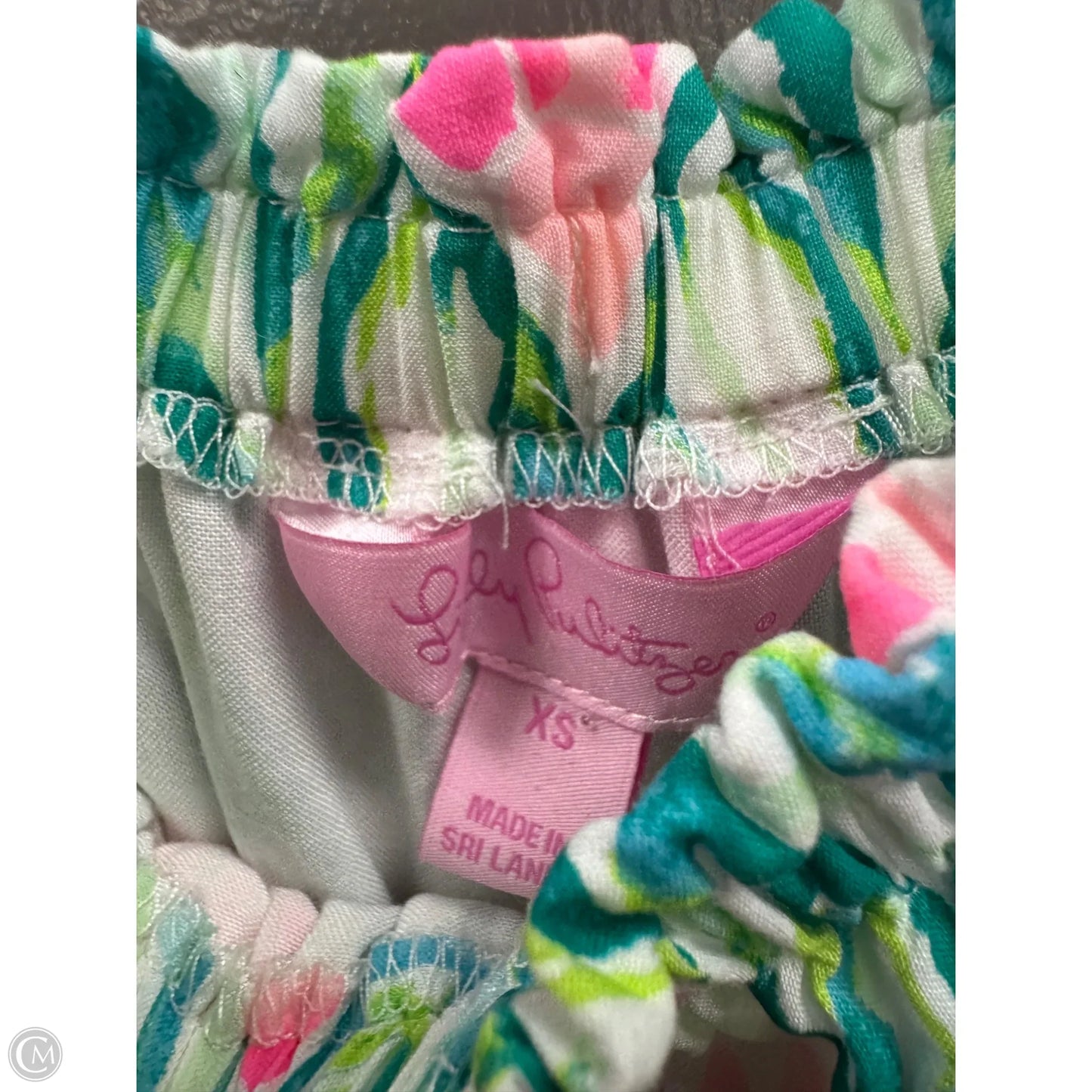 Dress Designer By Lilly Pulitzer In Pink & White, Size: Xs