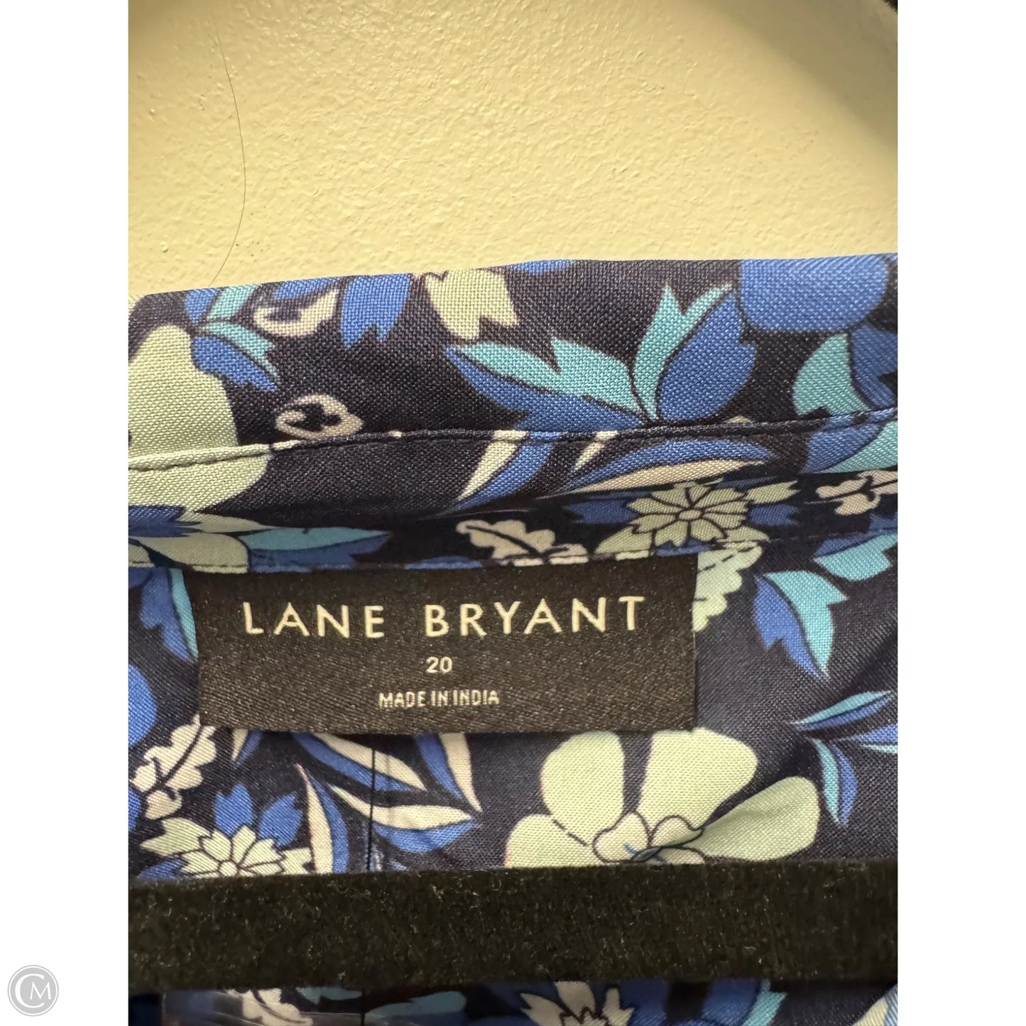 Dress Casual Maxi By Lane Bryant In Blue & White, Size: 1x