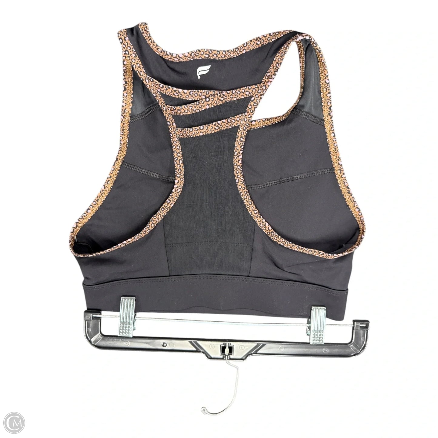 Athletic Bra By Fabletics In Black & Brown, Size: S
