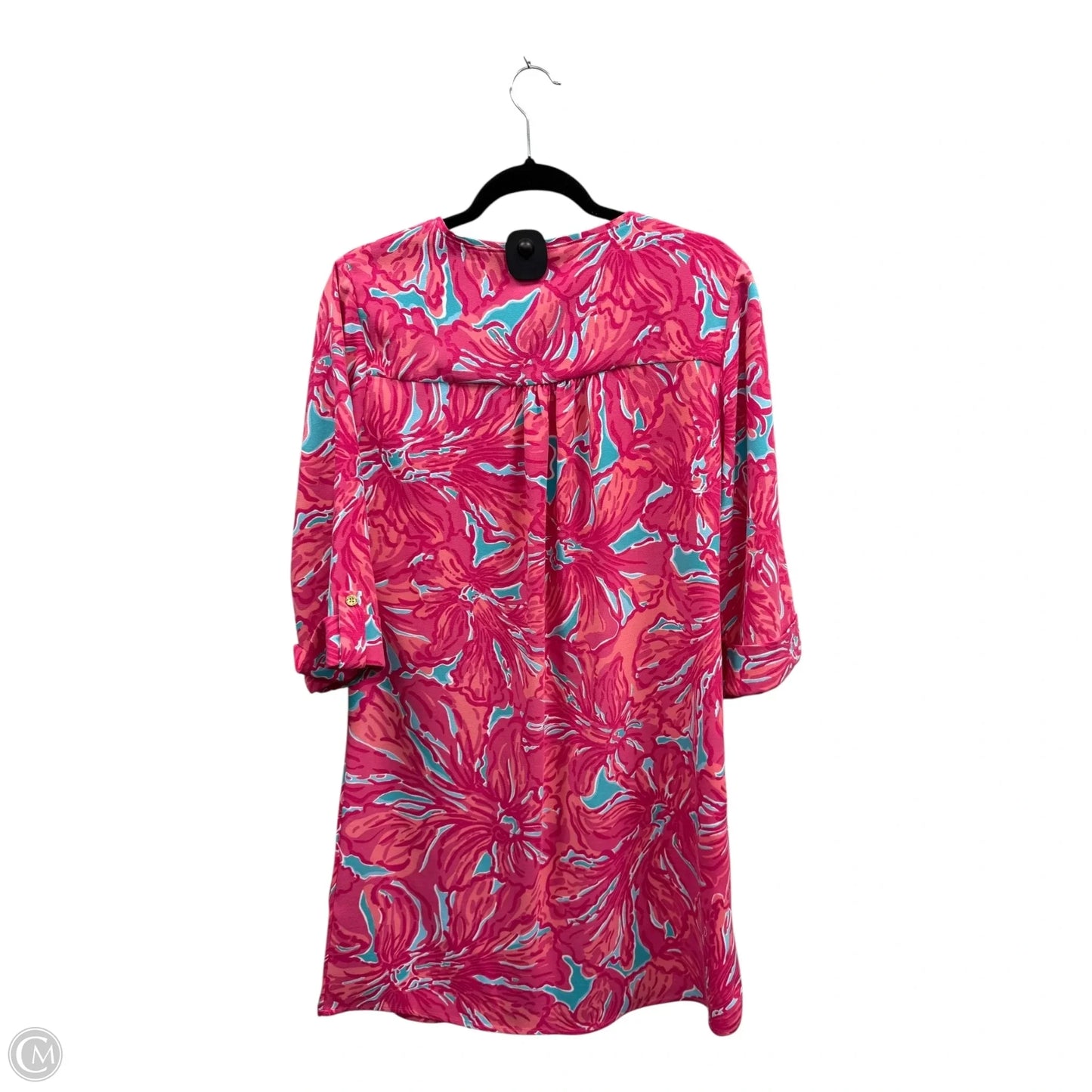 Dress Designer By Lilly Pulitzer In Blue & Pink, Size: M