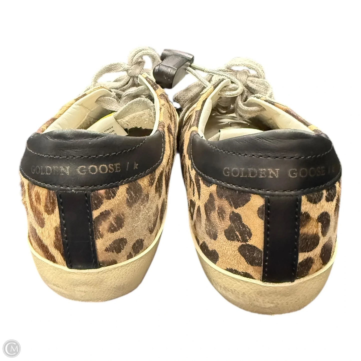 Shoes Luxury Designer By Golden Goose In Animal Print, Size: 7