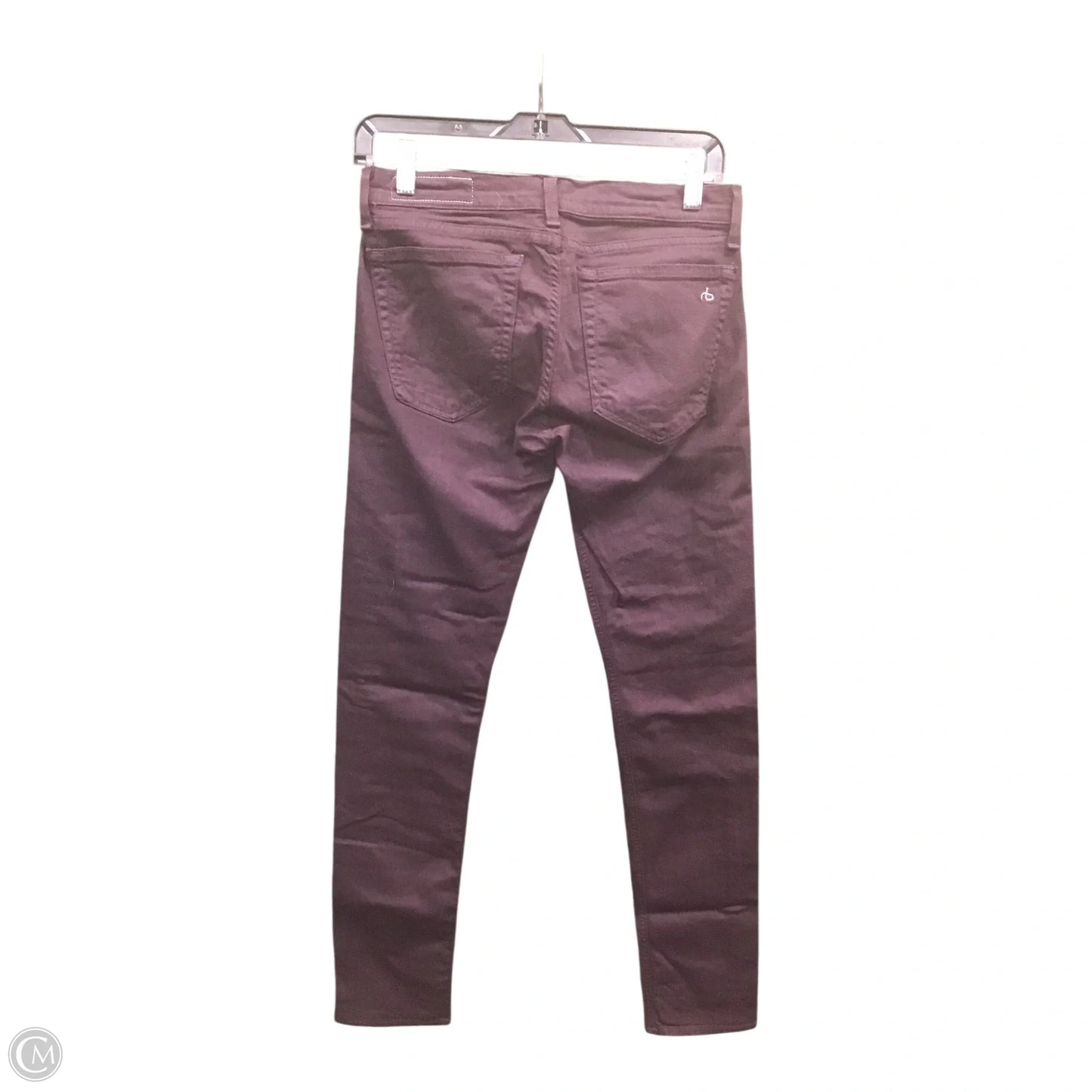 Jeans Skinny By Rag And Bone In Purple, Size: 2