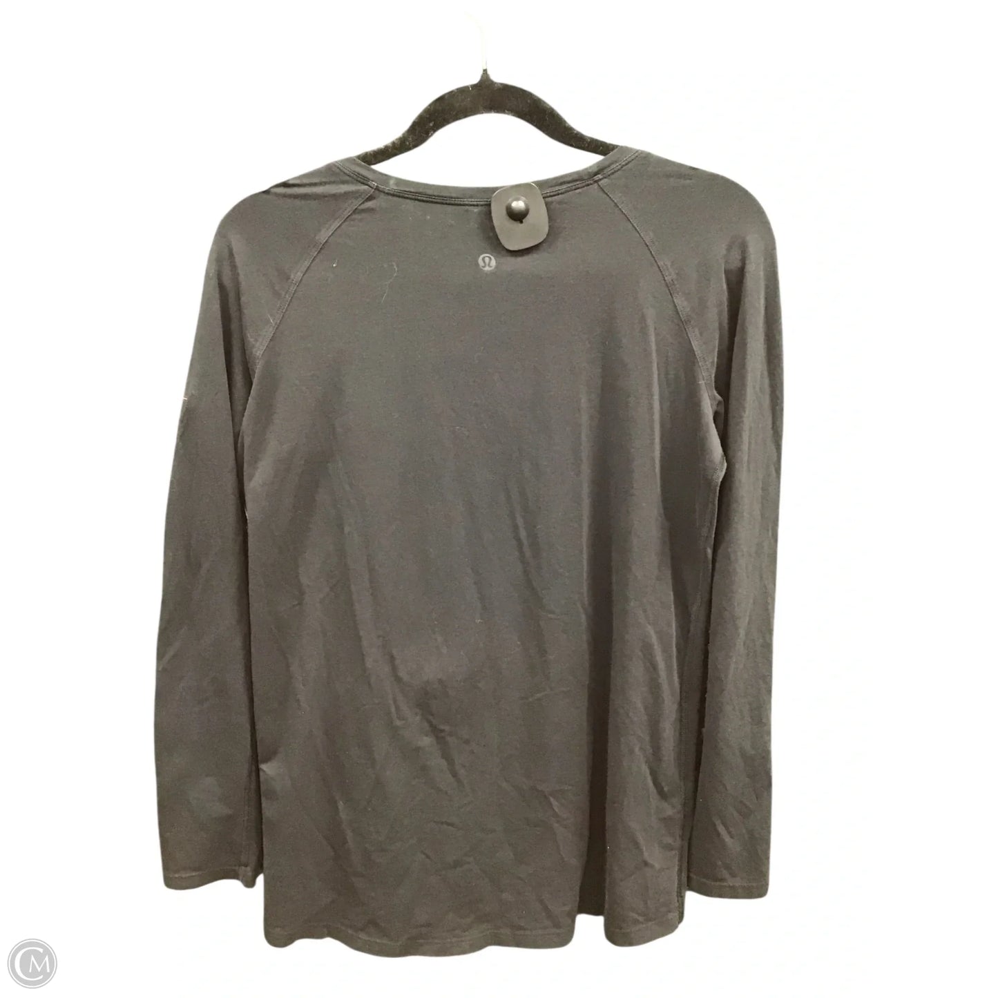 Athletic Top Long Sleeve Crewneck By Lululemon In Black, Size: L