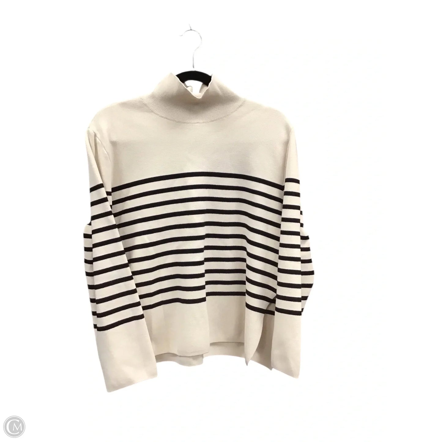 Sweater By H&m In Striped Pattern, Size: M