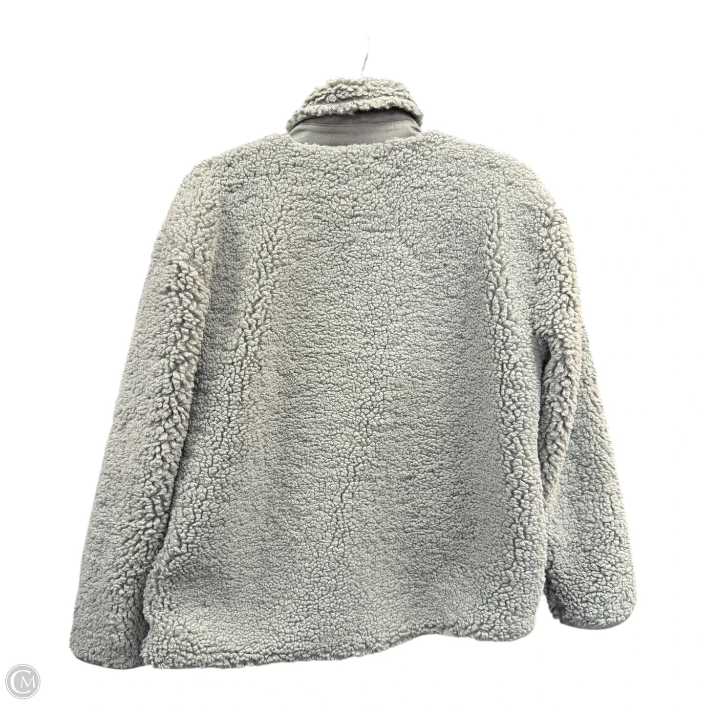 Jacket Faux Fur & Sherpa By J. Crew In Green, Size: S