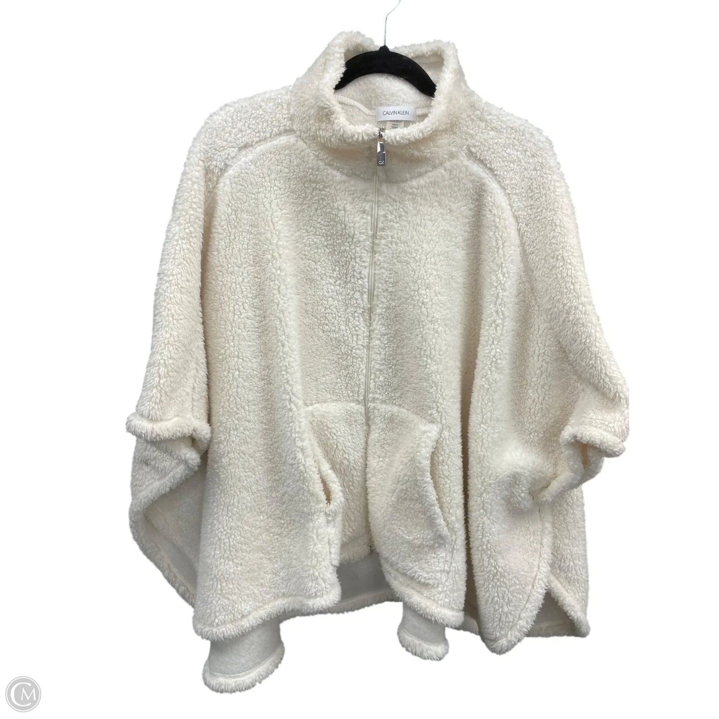 Poncho By Calvin Klein In Cream, Size: Osfm