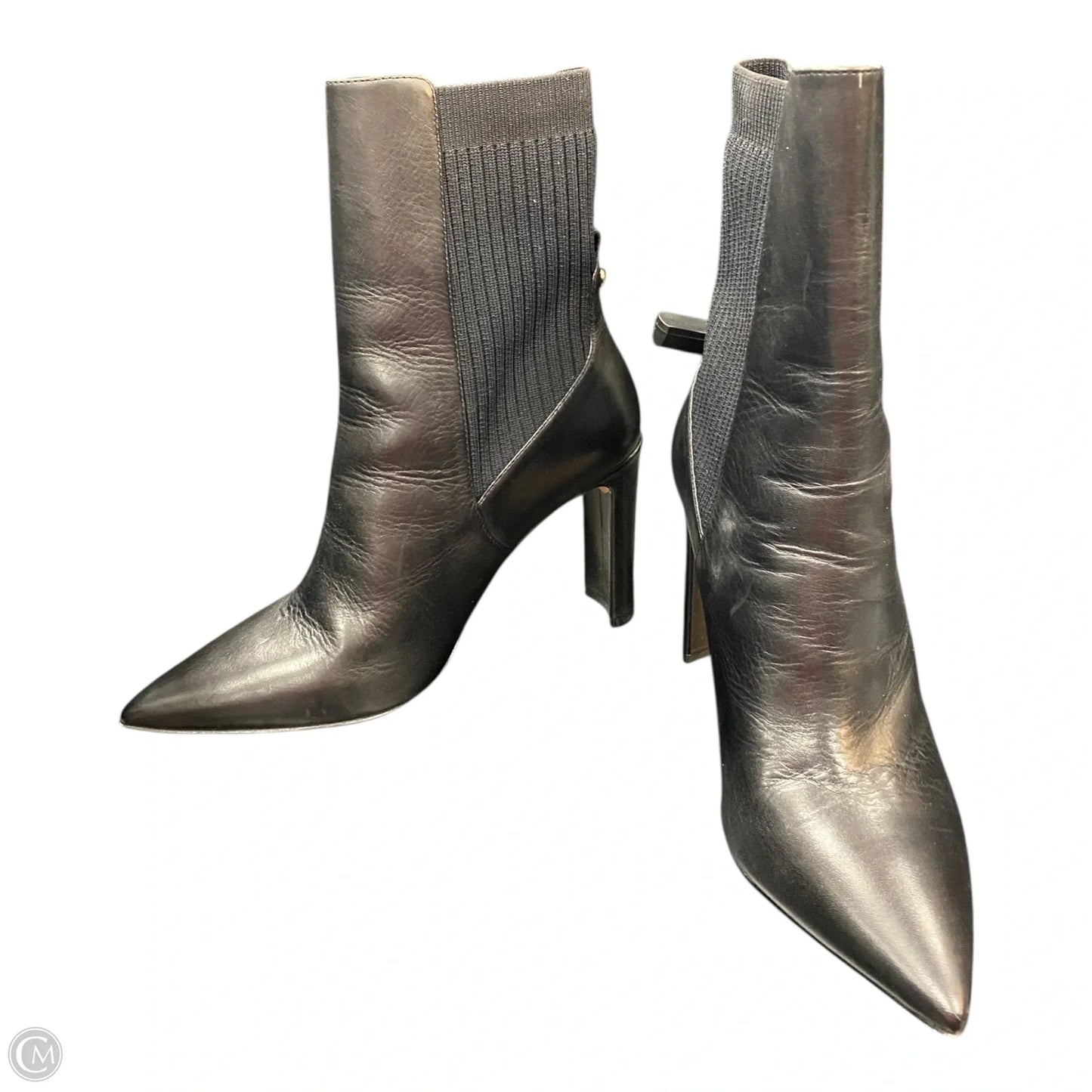 Boots Ankle Heels By Aldo In Black, Size: 10