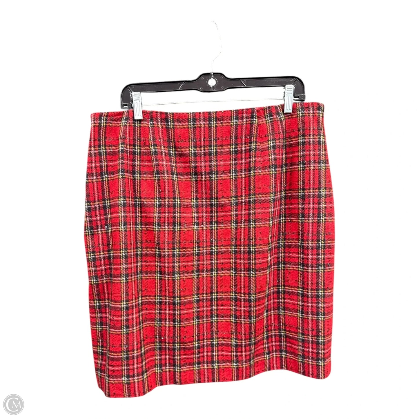 Skirt Mini & Short By Talbots In Plaid Pattern, Size: 14
