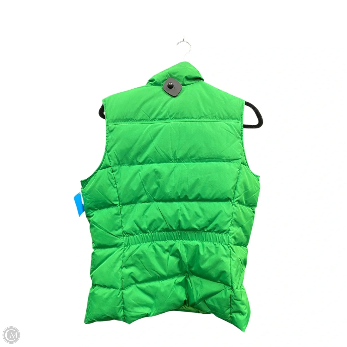 Vest Puffer & Quilted By Lands End In Green, Size: M