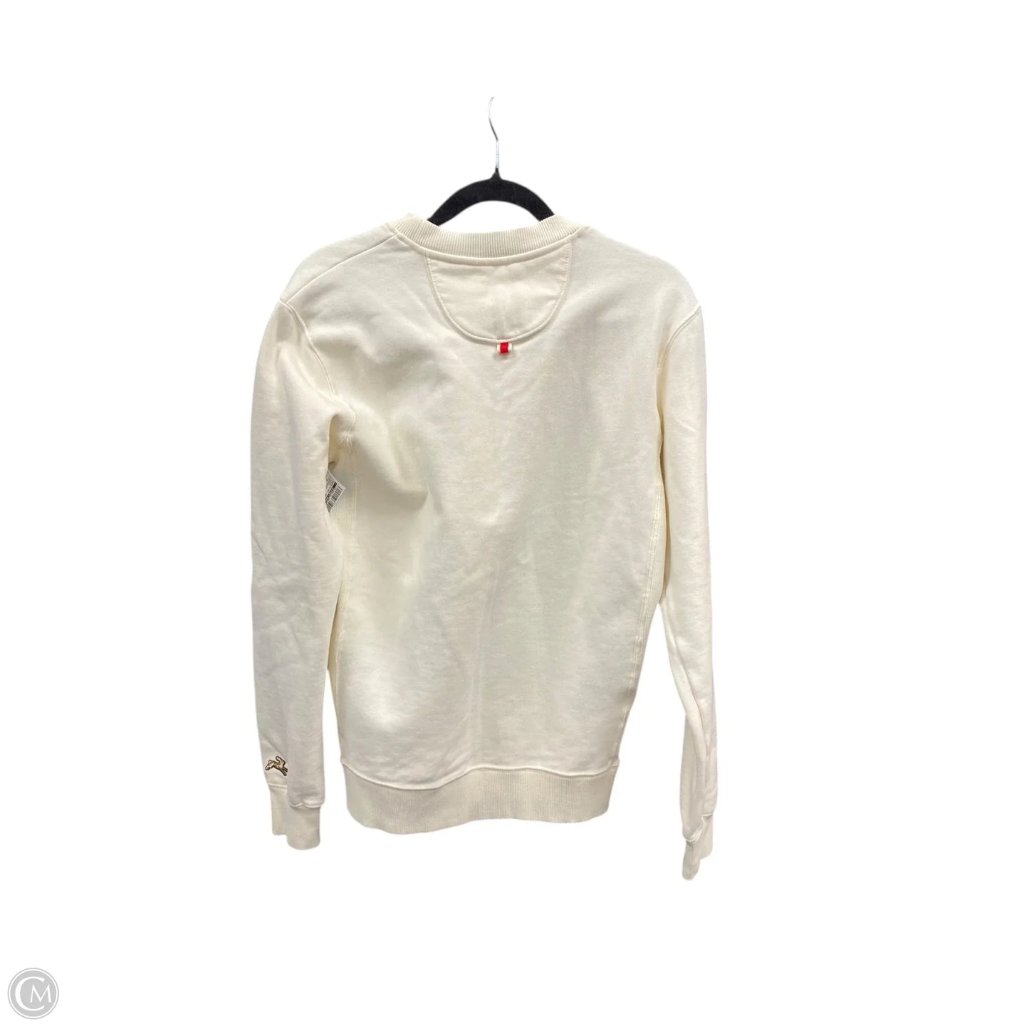 Sweatshirt Crewneck By Clothes Mentor In Cream, Size: S