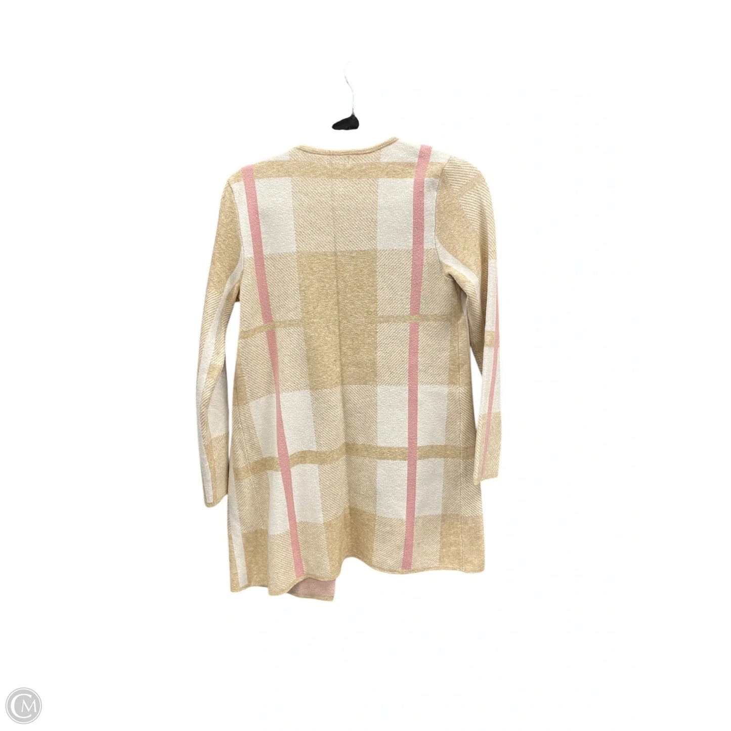 Sweater Cardigan By Market & Spruce In Pink & Tan, Size: S