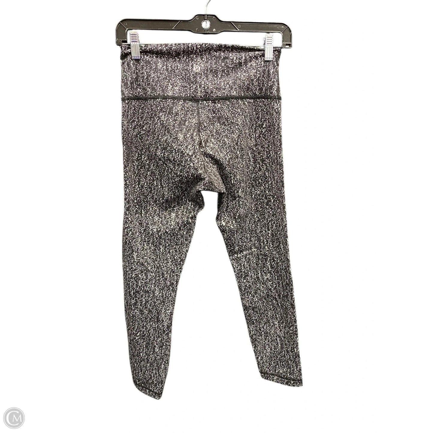 Athletic Leggings By Lululemon In Black & White, Size: 6