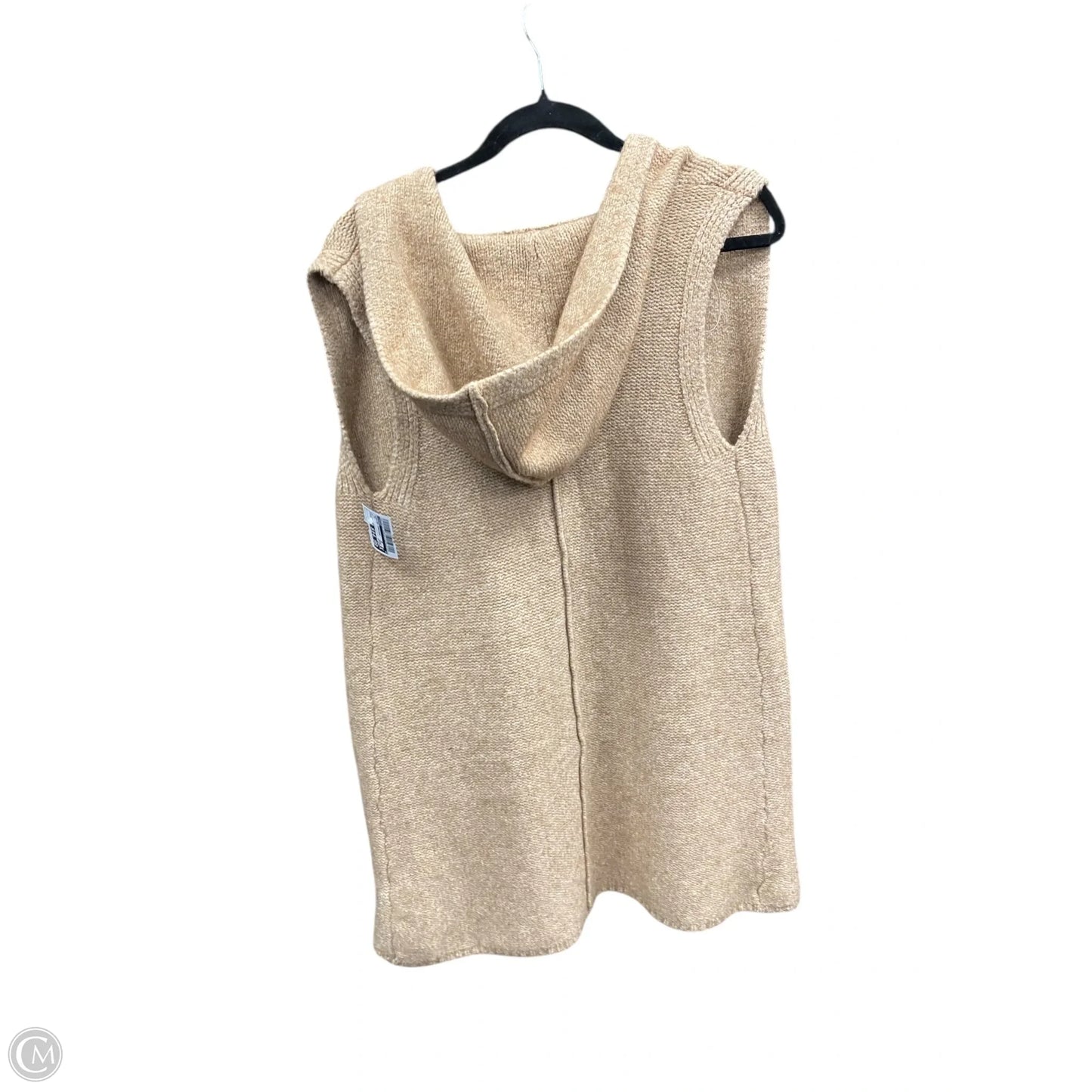 Sweater Cardigan By Tahari In Tan, Size: M