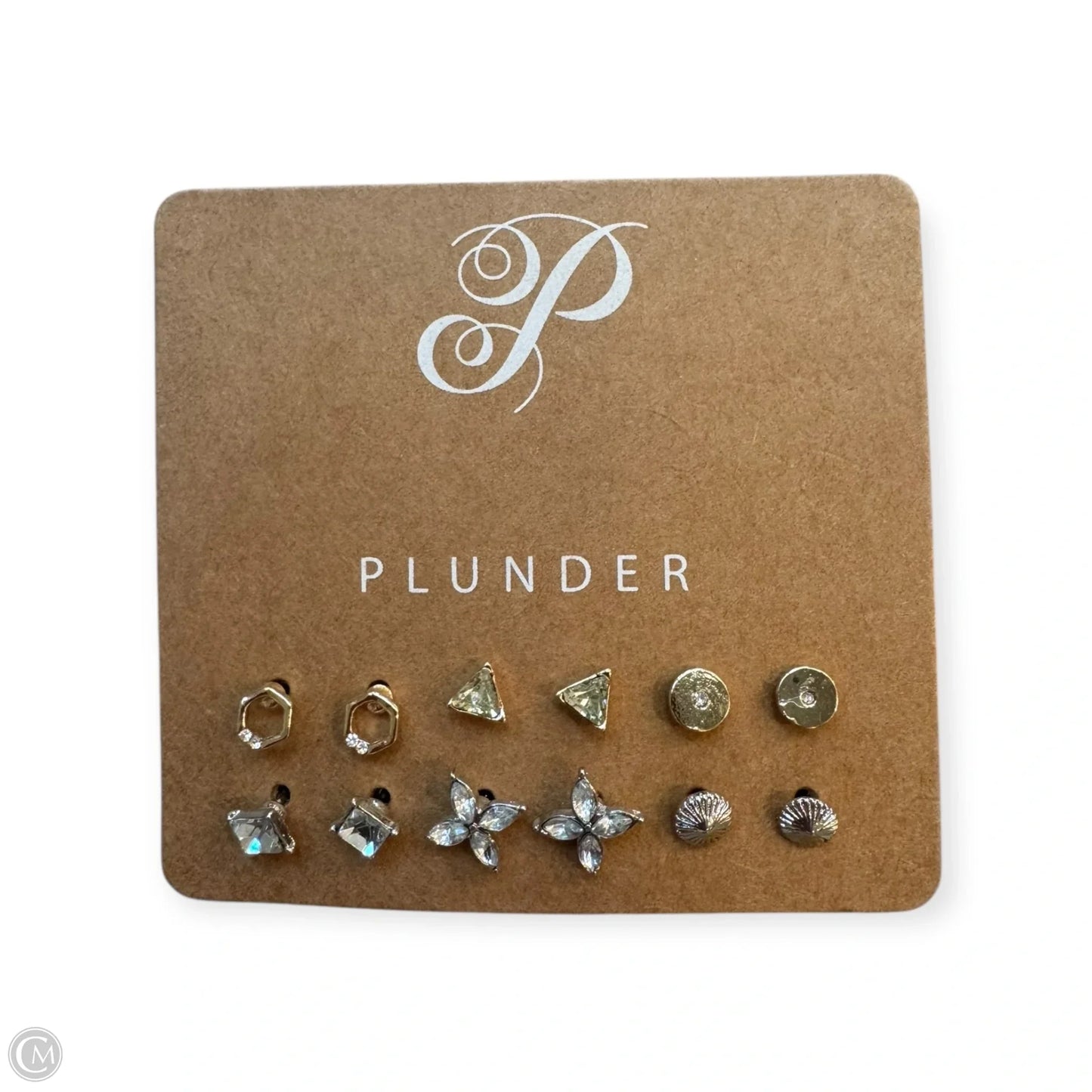 Earrings Stud By Plunder, Size: 06 Piece Set