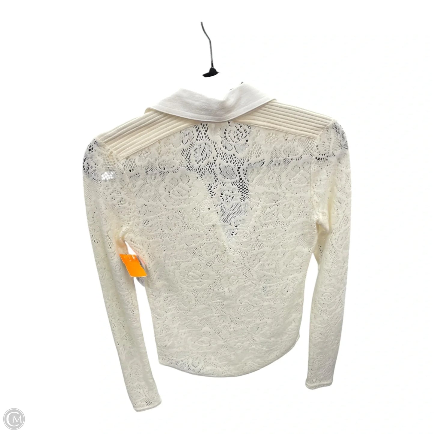 Top Long Sleeve By Free People In Cream, Size: S